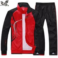 Nowy męski zestaw wiosna jesień mężczyźni odzież sportowa 2 sztuka Sport garnitur kurtka + spodnie kombinezon mężczyzn odzież koszykówka dres zestaw 5